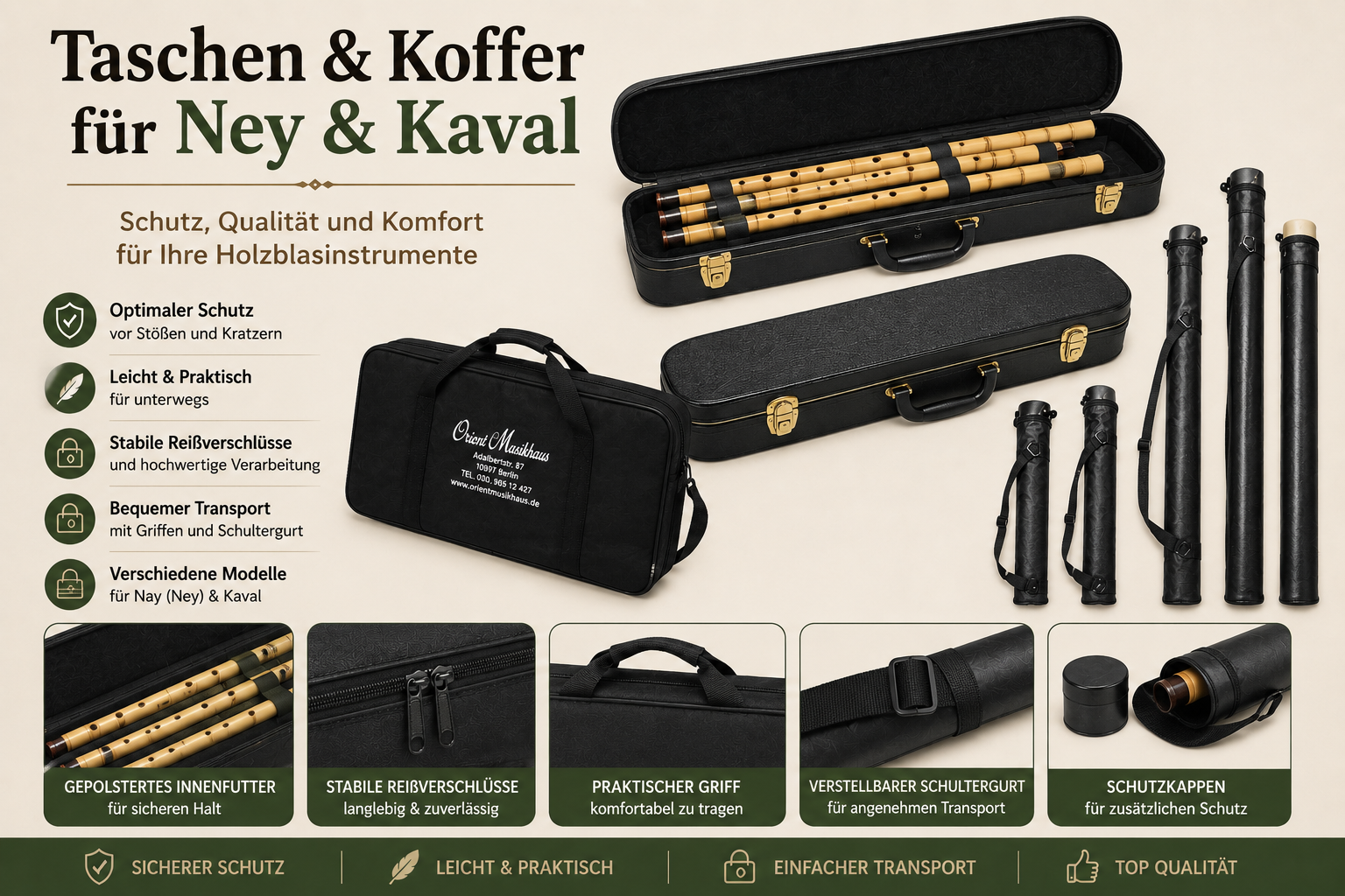 Taschen & Koffer für Ney & Kaval category icon/image