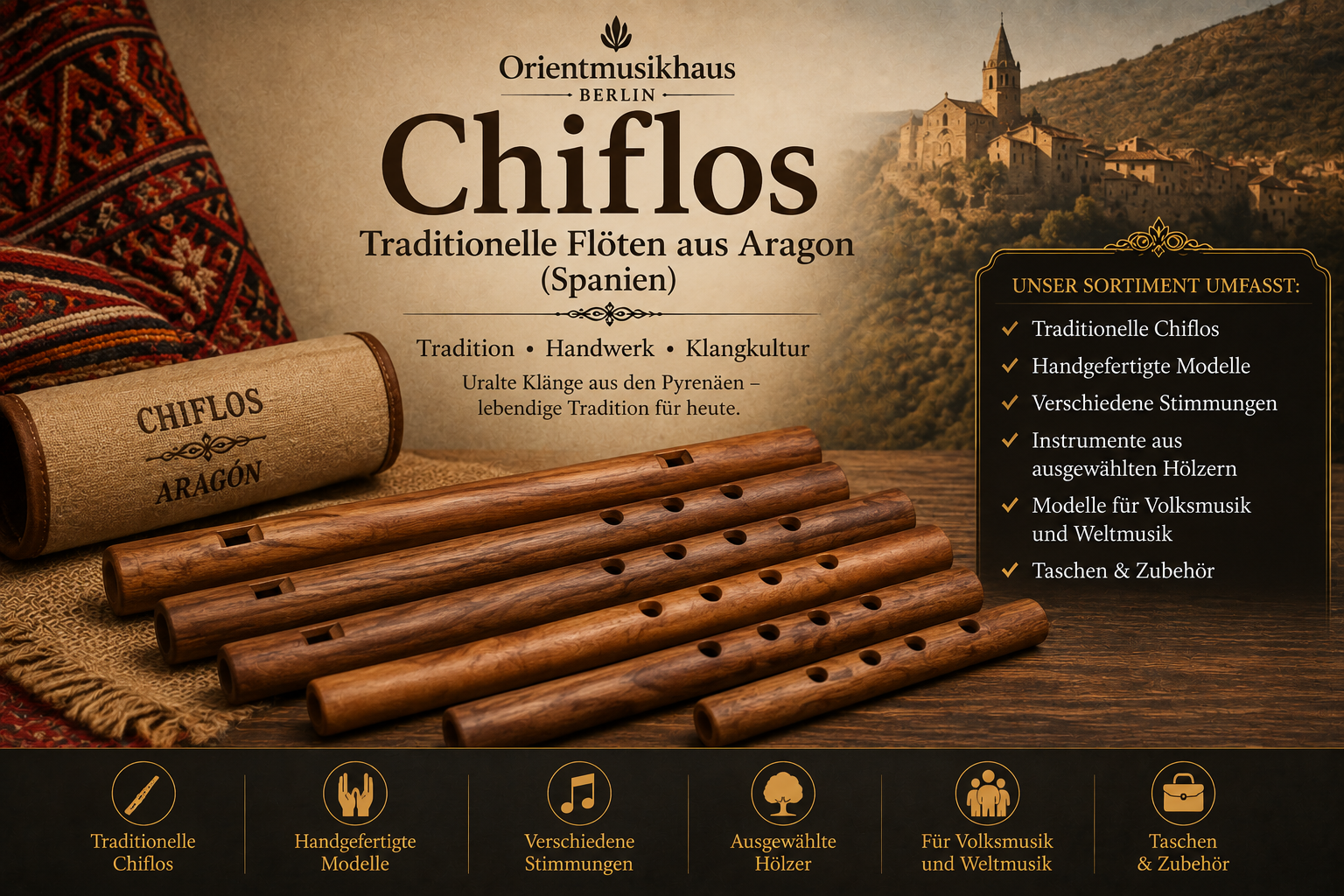 Chiflos – Traditionelle Flöten aus Aragon (Spanien) category icon/image