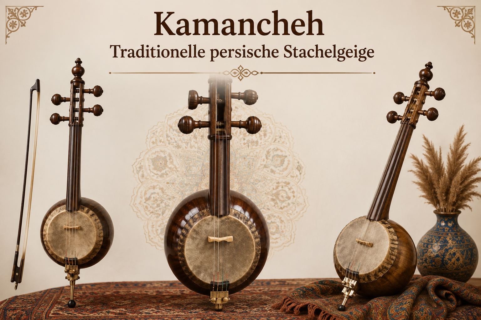 Kamancheh – Traditionelle persische Stachelgeige category icon/image