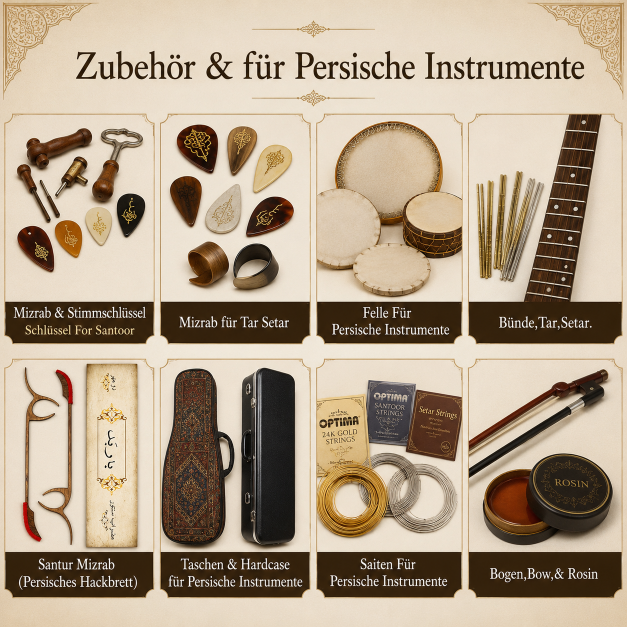 Zubehör & Accessories für Persische Instrumente category icon/image