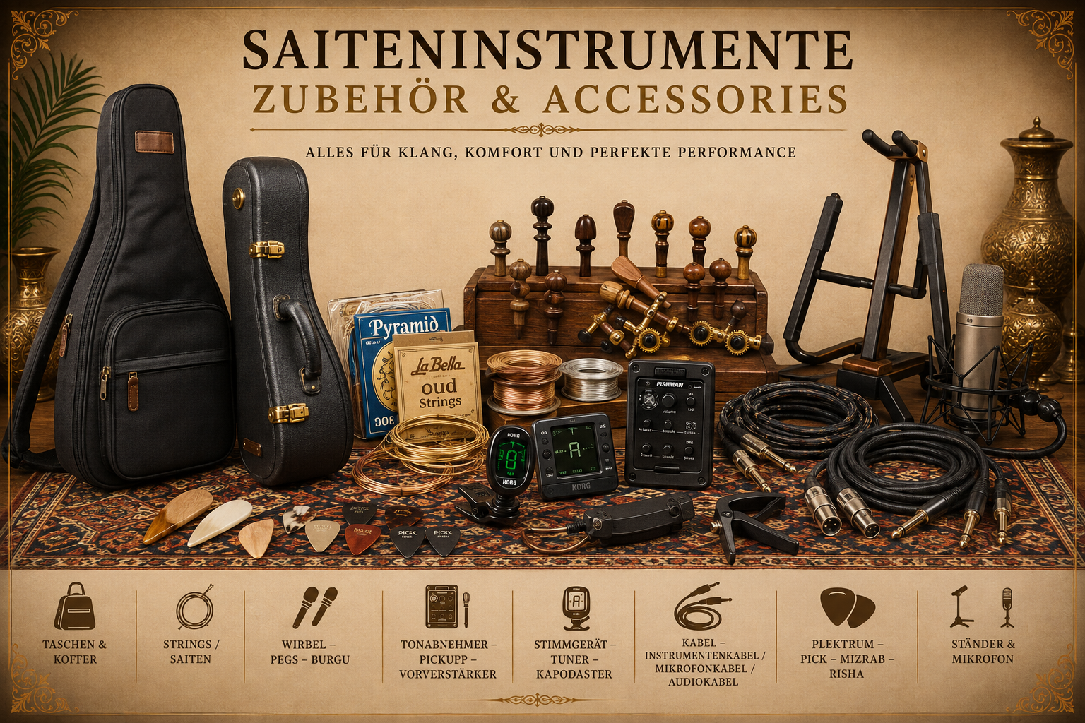 Saiteninstrumente Zubehör & Accessories category icon/image