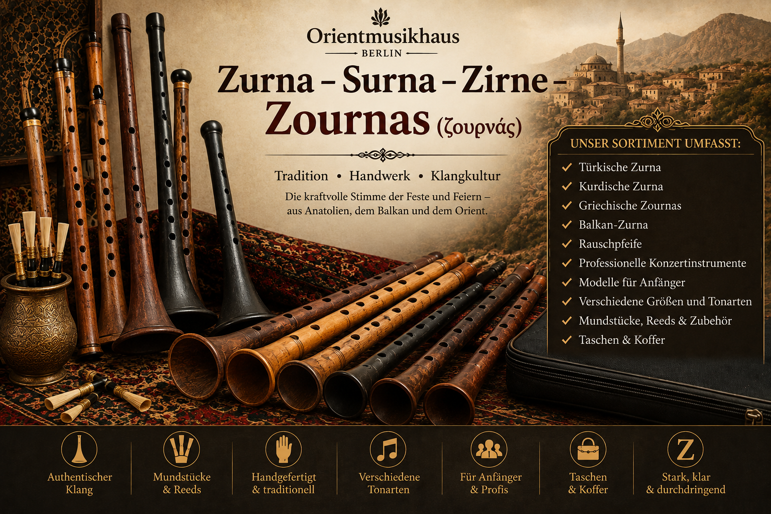 Zurna – Surna – Zirne – Zournas (ζουρνάς) category icon/image