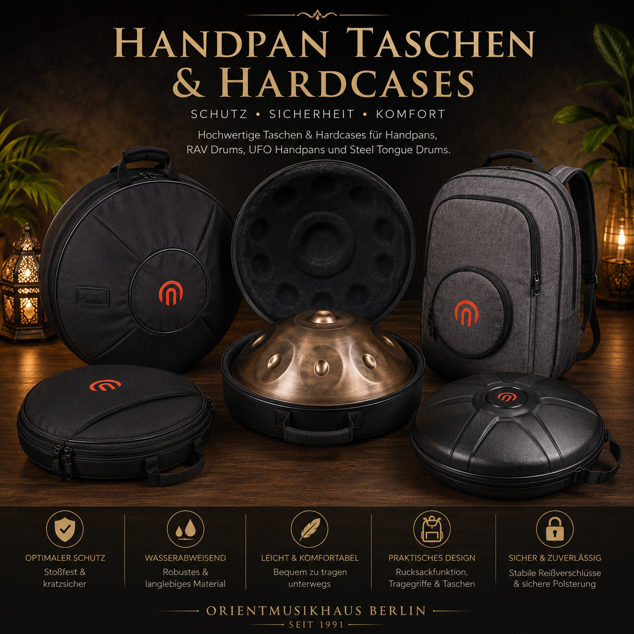 Handpan Taschen & Hardcases