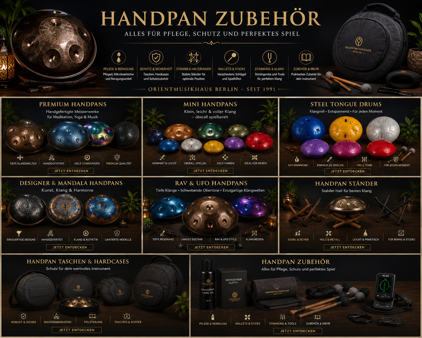 Handpan Zubehör