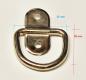 Preview: Edelstahl Augplatte / Klappauge mit D-Ring
