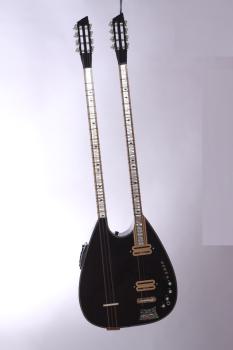 Elektro & Akustik Saz Bağlama (Double Neck) Langhals