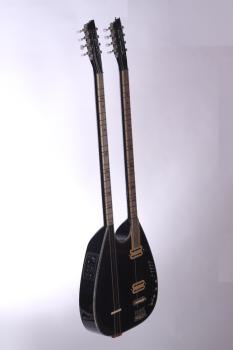 Elektro & Akustik Saz Bağlama (Double Neck) Langhals