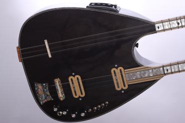 Elektro & Akustik Saz Bağlama (Double Neck) Langhals