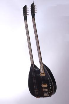 Elektro & Akustik Saz Bağlama (Double Neck) Langhals