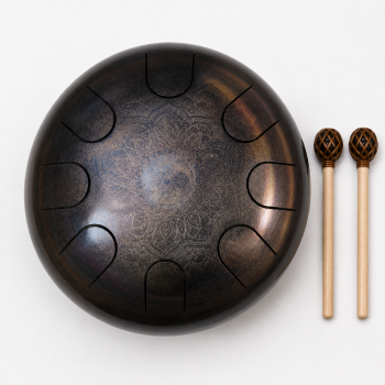 Steel Tongue Drum D Kurd mit 10 Tönen