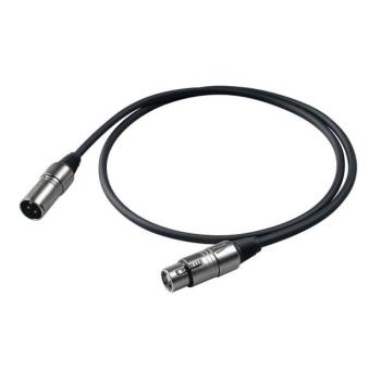 Instrumentenkabel mit PROEL Ø 6,3 mm Mono-Klinkenstecker,