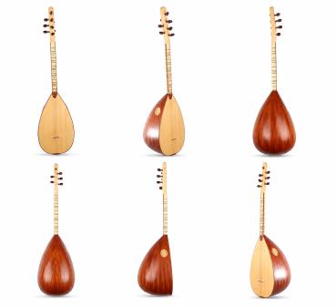 Saz Baglama Kurzhals aus Mahagoni mit Tonabnehmer