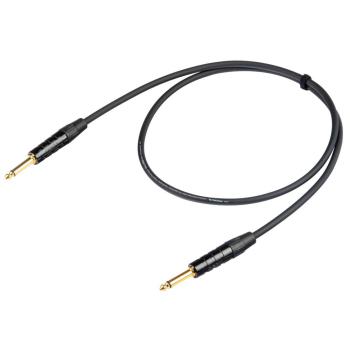 Instrumentenkabel mit PROEL Ø 6,3 mm Mono-Klinkenstecker,