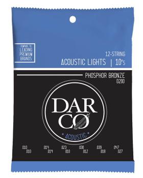 D200 Darco string set acoustic 12-string phosphor bronze