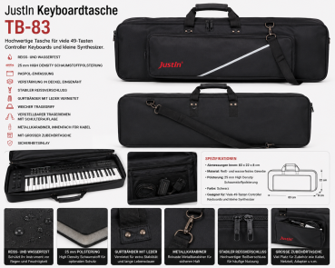 JustIn Keyboardtasche TB-83