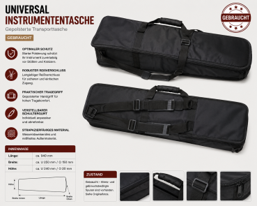 Ständer Tasche – Gepolsterte Tragetasche für Notenständer & Musikständer