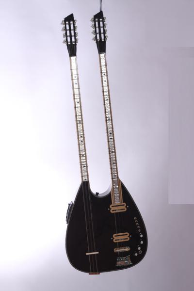 Elektro & Akustik Saz Bağlama (Double Neck) Langhals