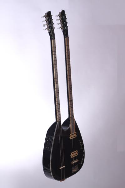 Elektro & Akustik Saz Bağlama (Double Neck) Langhals