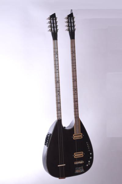 Elektro & Akustik Saz Bağlama (Double Neck) Langhals