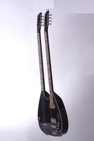 Elektro & Akustik Saz Bağlama (Double Neck) Langhals