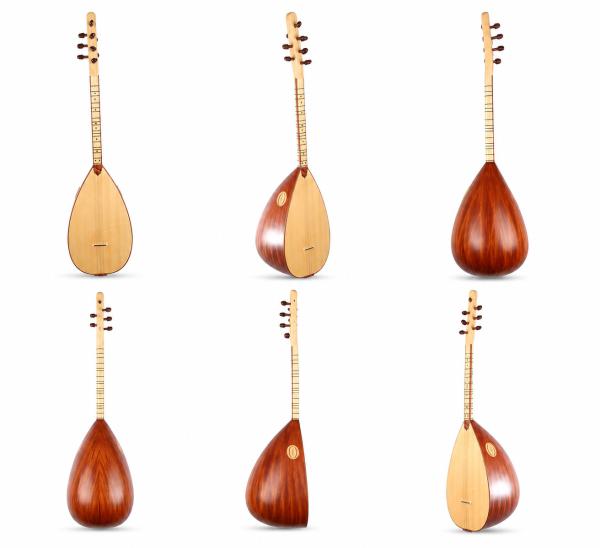 Kurzhals Saz Baglama aus Mahagoni mit Tonabnehmer