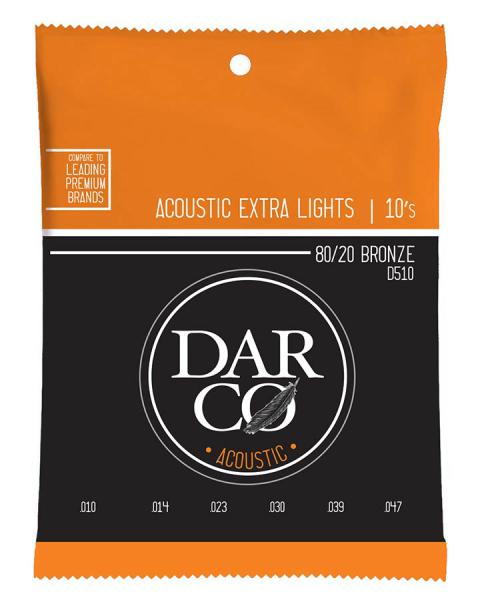 D510 Darco string set acoustic 80/20 bronze