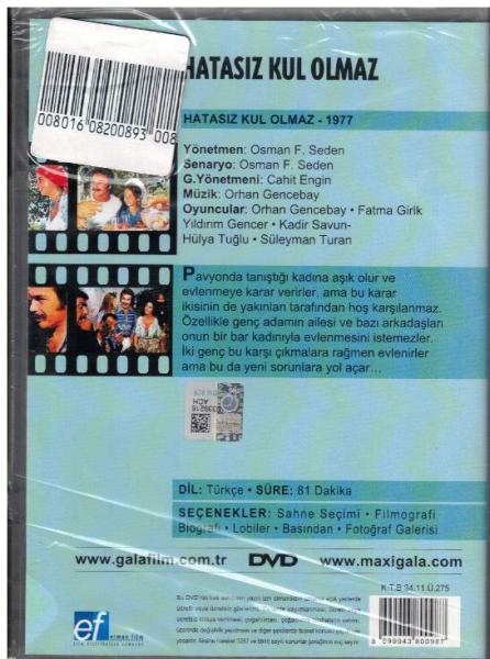 Hatasiz Kul Olmaz DVD