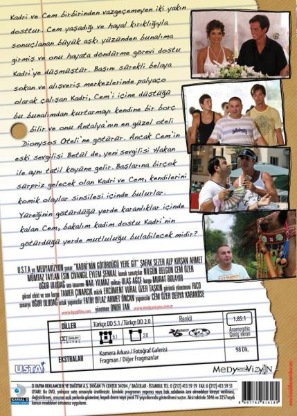 Kadrinin Götürdüğü Yere Git,(DVD)