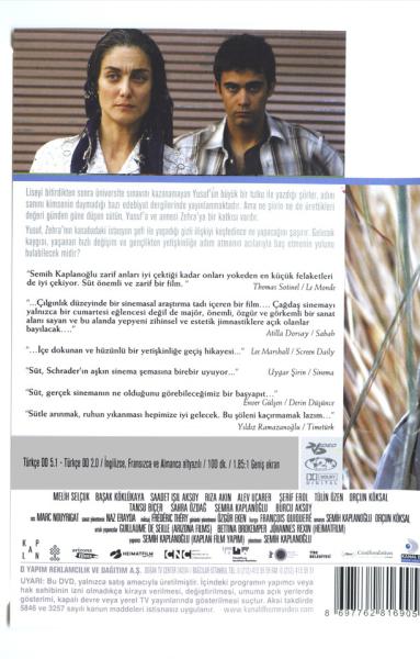 Süt filmi, Semih Kaplanoğlu, Başak Köklükaya, Saadet Işıl Aksoy, Yusuf Üçlemesi, Türk filmi DVD